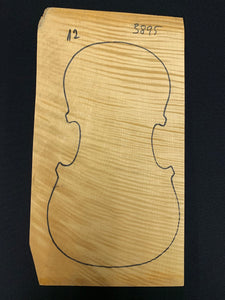 Violin Maple 1piece Back ②