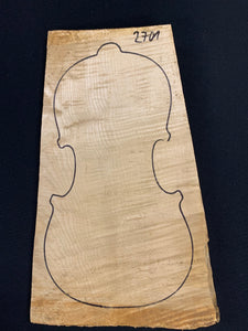 Violin Maple 1piece Back