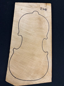 Violin Maple 1piece Back