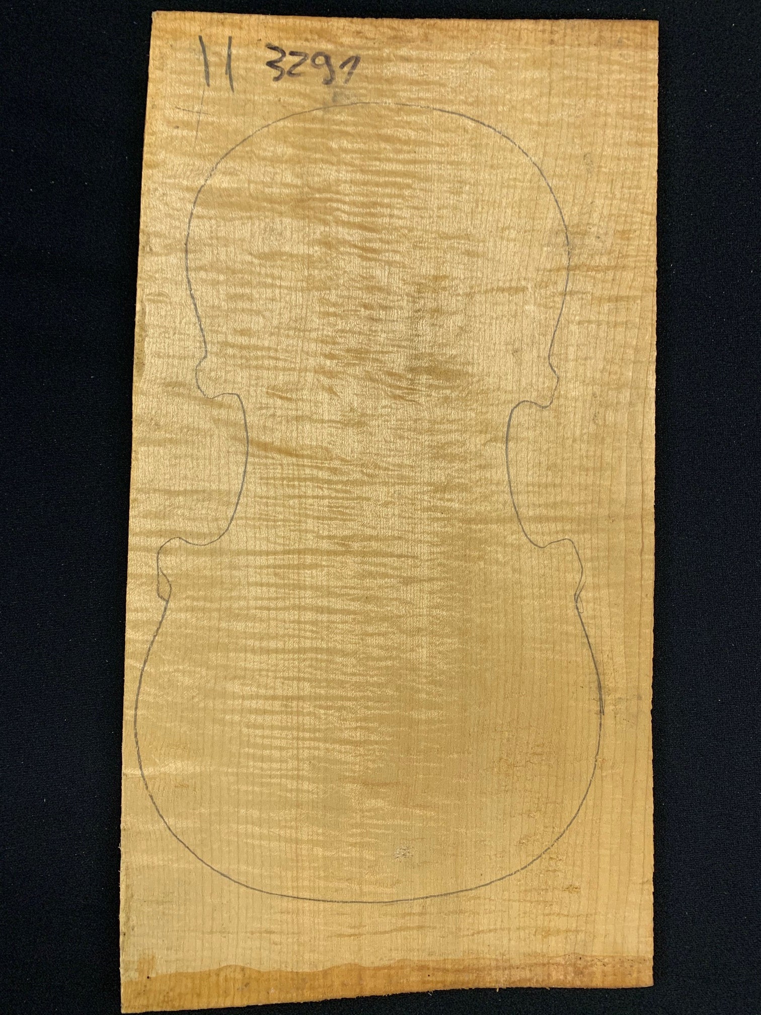 Violin Maple 1piece Back