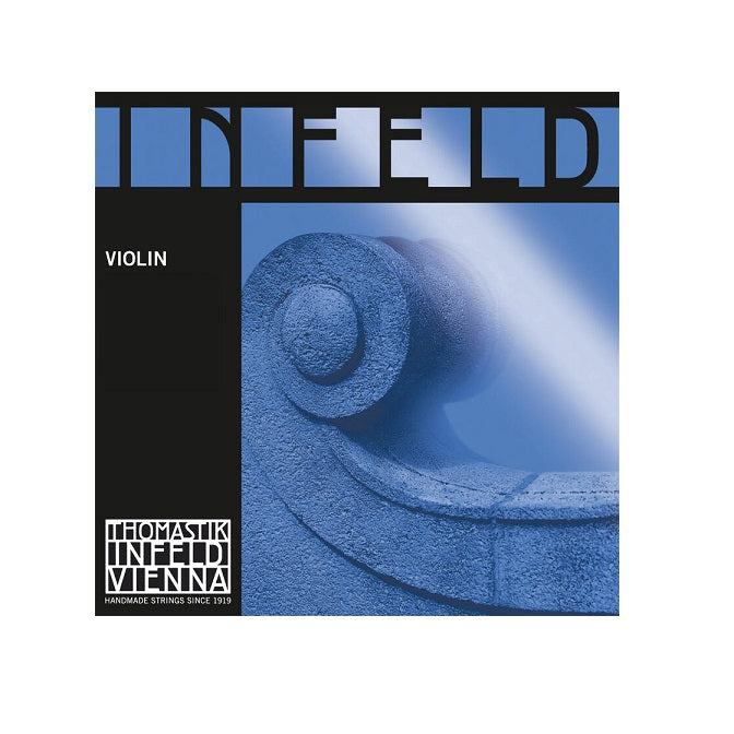 inferd-blue は明るく艶やかな音色とレスポンスの良さが人気のバイオリン弦です。